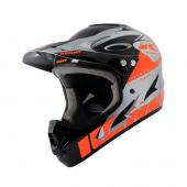 CASQUE KENNY DOWNHILL ORANGE/GRIS