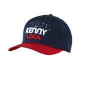 CASQUETTE KENNY UXA MARINE/ROUGE