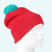 BONNET POC POM POM BEANIE ROUGE