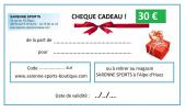 CHEQUE CADEAU 30 €