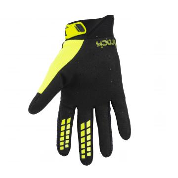 GANTS VTT KENNY TRACK JR NOIR/JAUNE FLUO