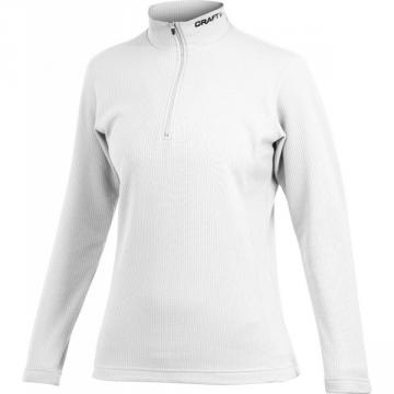 PULLOVER CRAFT SHIFT 1/2 ZIP WOMEN BLANC