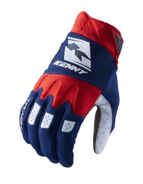 GANTS VTT KENNY TRACK BLEU/ROUGE