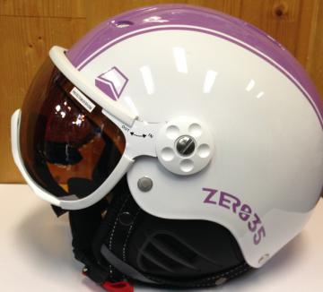 CASQUE SNOW HAMMER ZER035 BLANC/VIOLET