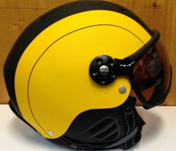 CASQUE SNOW HAMMER ZER035 JAUNE/NOIR