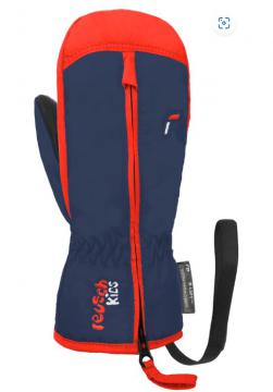 MOUFLES REUSCH BEN KIDS MARINE/ROUGE