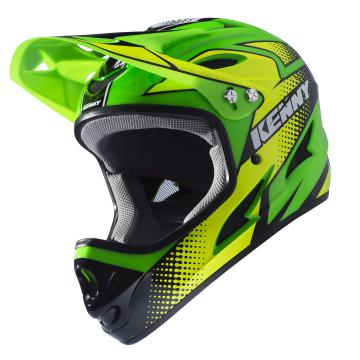 CASQUE INTEGRAL KENNY DOWNHILL VERT FLUO