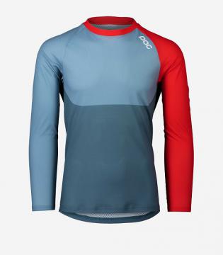 MAILLOT VTT POC PURE BLEU/ROUGE