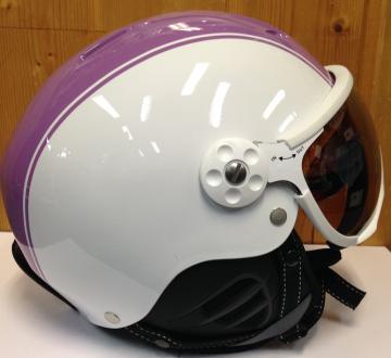 CASQUE SNOW HAMMER ZER035 BLANC/VIOLET