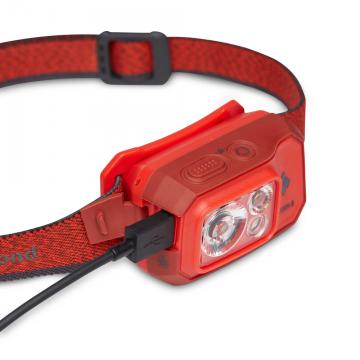 LAMPE BLACK DIAMOND STORM 500 RECHARGEABLE ROUGE