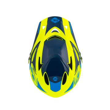 CASQUE KENNY DOWNHILL BLEU/JAUNE