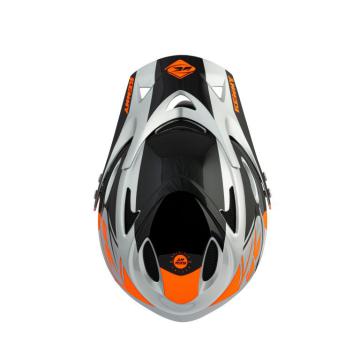 CASQUE KENNY DOWNHILL ORANGE/GRIS