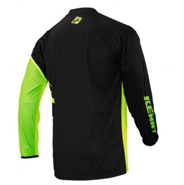 MAILLOT KENNY FACTORY JUNIOR NOIR/LIME