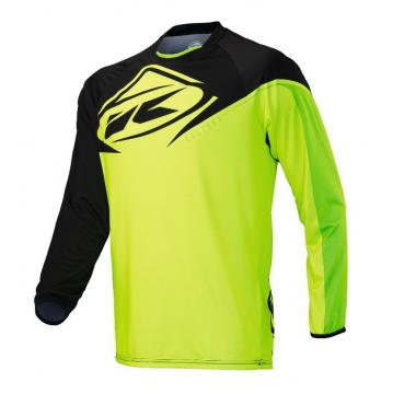 MAILLOT KENNY FACTORY JUNIOR NOIR/LIME