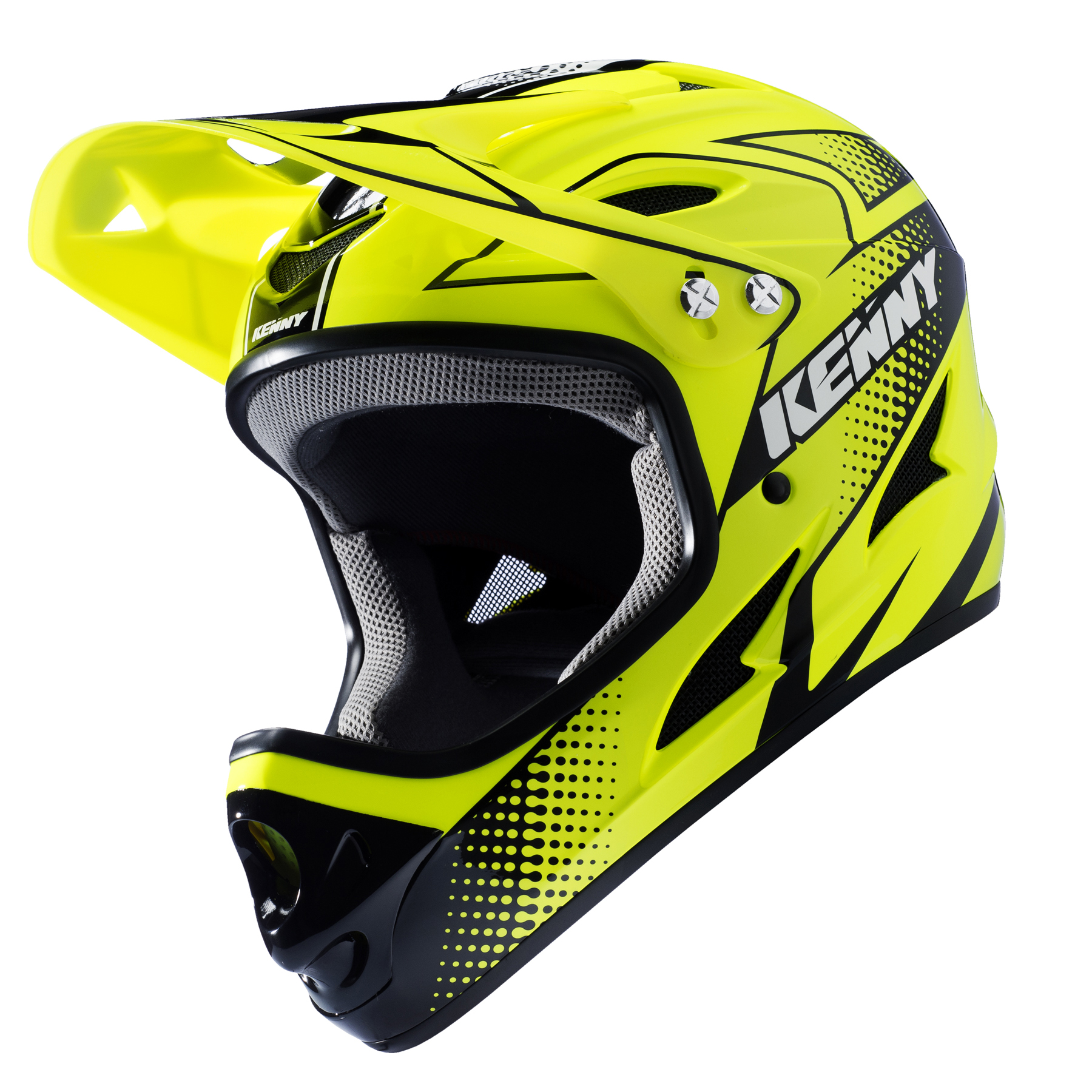 Kenny Casque Downhill Graphic Neon Yellow - Purebike